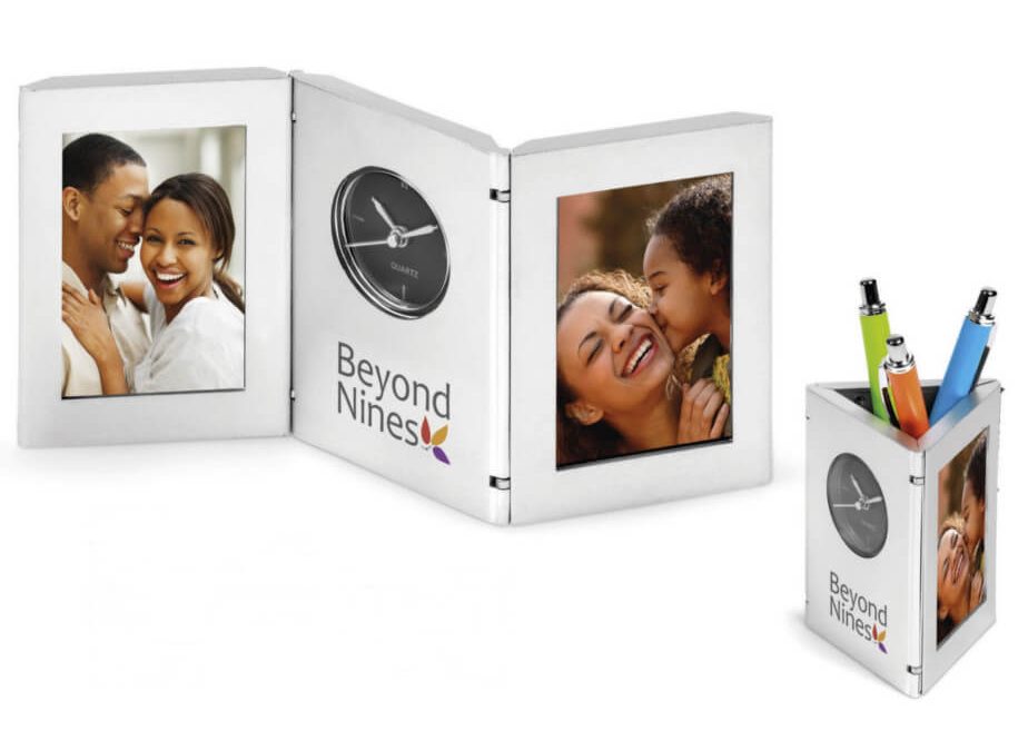 Branded desk items give your brand exposure 8hrs a day, 5 days a week